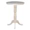 International Concepts Round 30 in Round Top Pedestal Table, 40.9 inH, Unfinished, 30 W, 30 L, 40.9 in H, Wood, Unfinished K-30RT-6B-2 - alternate 2
